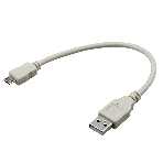 Кабель Rexant micro USB (male) - USB-A (male) 0.2M, фото 1