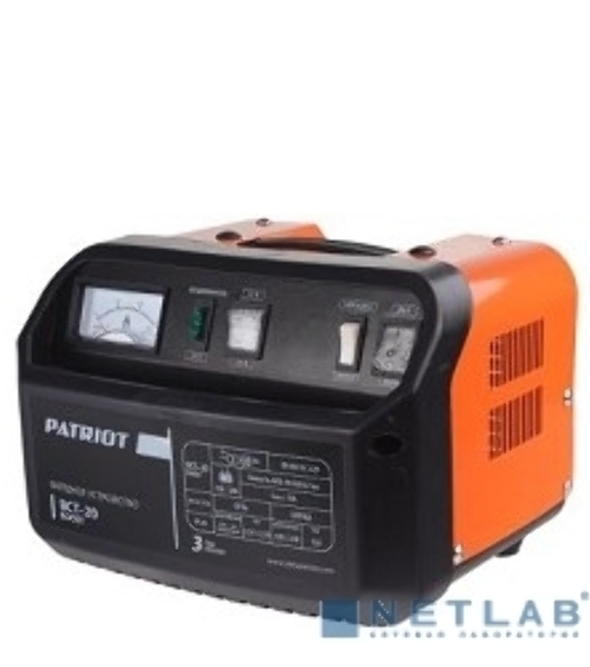 Устройство пуско-зарядное PATRIOT BCT-20 Boost 220В±15% 700Вт 12/24В зарядmax18А 48-220А/ч 6.2кг