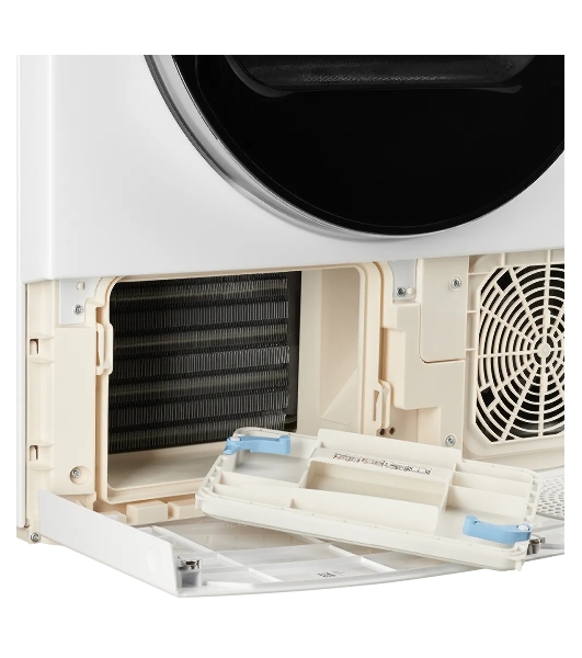 Сушильная машина Kuppersberg DM 560 W белый, 8 кг, сушка - конденсационная, программ - 15, 59.5 x 84.5 x 56.6 см
