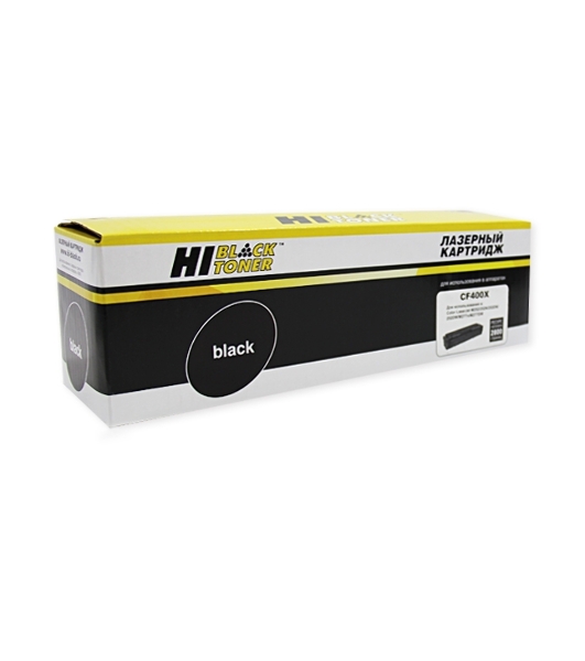 Картридж Hi-Black (HB-CF400X) для HP CLJ M252/252N/252DN/252DW/277n/277DW, №201X, Bk, 2,8K