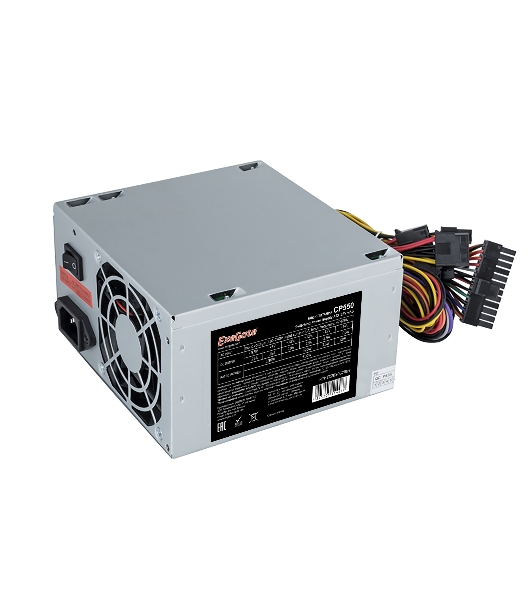 Блок питания ExeGate CP550 (EX282078RUS), 550Вт, 80мм, серебряный