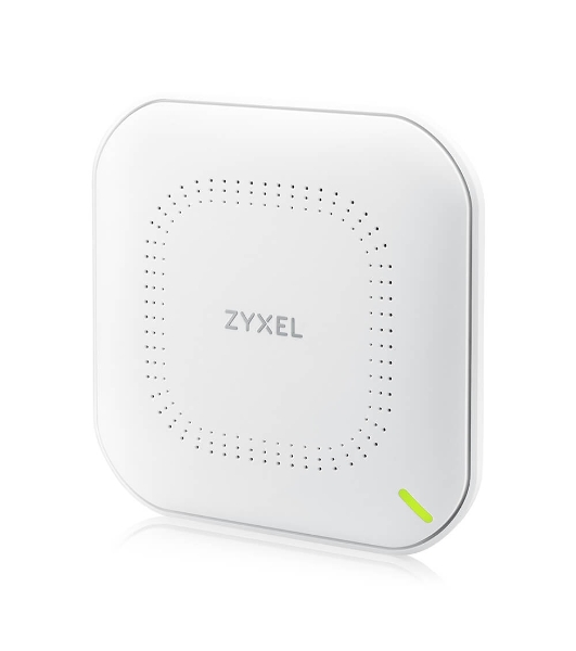 Точка доступа Zyxel NebulaFlex NWA90AX PRO, WiFi 6, 802.11a/b/g/n/ac/ax (2,4 и 5 ГГц), MU-MIMO, антенны 3x3, до 575+2400 Мбит/с, 1xLAN 2.5GE, PoE, защита от 4G/5G, БП в комплекте