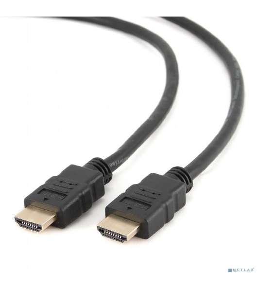 Кабель Cablexpert HDMI CC-HDMI4-20M, 19M/19M, v2.0, медь, позол.разъемы, экран, 20м, черный, пакет
