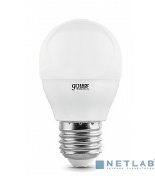 Лампа светодиодная LED Gauss Elementary Шар 10W E27 920lm 4100K 1/10/100 0