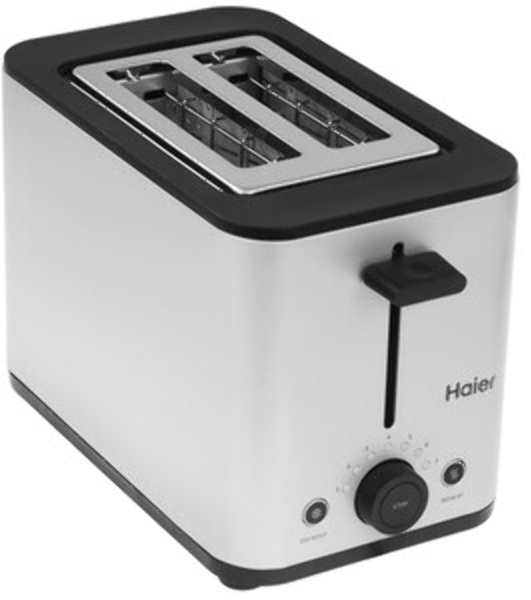 Тостер Haier HT-601 нержавеющая сталь, 900 Вт, 2 слота