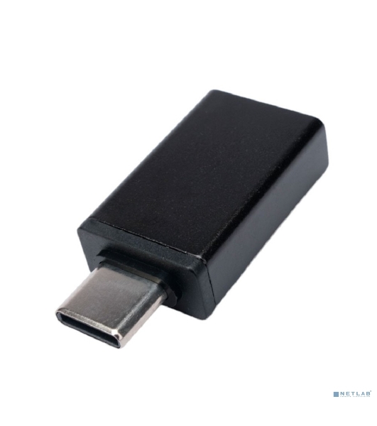 Переходник USB3.0 Гарнизон GCC-A-USB3-CMAF, Type-C(M)/AF, с поддержкой OTG, черный, пакет