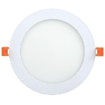Светильник ДВО IEK LDVO0-1605-1-12-K02 1605 белый круг LED 12Вт 4000K IP20 алюм. корпус, диам 170 мм, фото 1