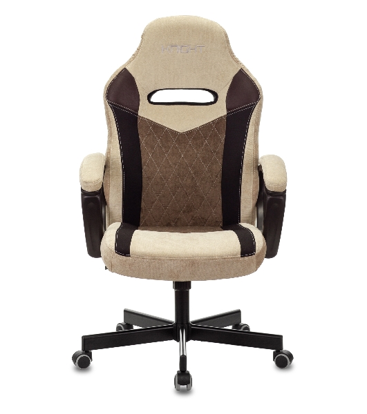 Кресло Бюрократ VIKING 6 KNIGHT BR FABRIC коричневый, ткань, 120 кг, механизм качания