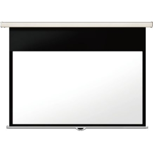 Настенный экран Lumien Master Picture CSR 197x231 см (раб.область 139х221 см) (103') Matte White черн. кайма по периметру, механизм плавного возврата, возможность потолочн./настенного крепления (белый корпус) 16:10