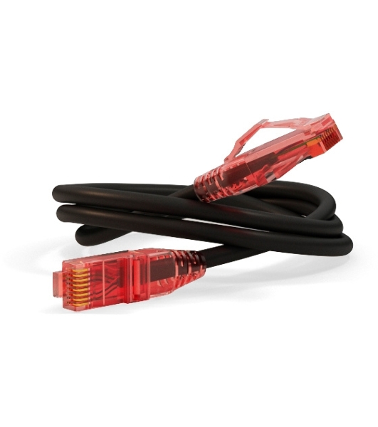 Патч-корд Hyperline PC-LPM-UTP-RJ45-RJ45-C5e-10M-LSZH-BK U/UTP, Cat.5e, LSZH, 10 м, черный