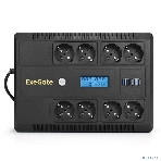 Источник бесперебойного питания ExeGate NEO Smart LHB-1000.LCD.AVR.8SH.CH.USB 1000VA/650W, LCD, AVR, 8*Schuko, USB, 4*USB-порта для зарядки, черный, фото14