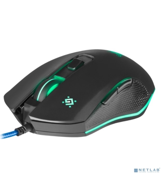 Мышь проводная Defender Sky Dragon GM-090L черный, 3200 dpi, USB, кнопки - 6