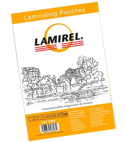 Пленка для ламинирования Fellowes 125мкм (100шт) 105x75мм Lamirel (LA-78663)