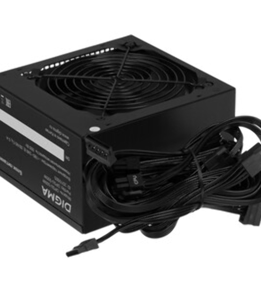Блок питания Digma DPSU-600W-WH RTL, 600Вт, 80 PLUS, 120мм, черный