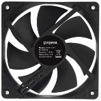 Вентилятор для корпуса Digma DFAN-120-7 черный, 120 мм, 1200 об/мин, 23 дБ, 4 pin, фото9