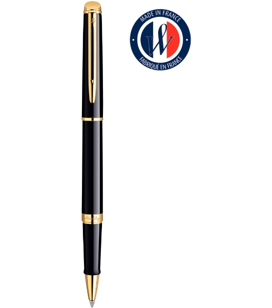 Ручка роллер Waterman Hemisphere (CWS0920650) Mars Black GT F черн. черн. подар.кор.
