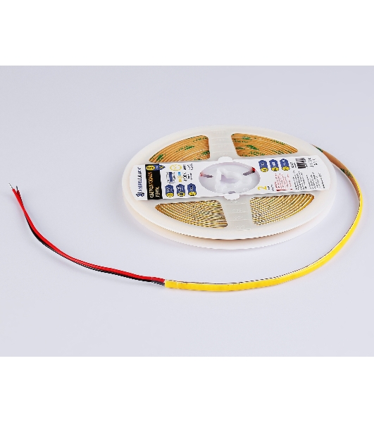 Светодиодная лента Ambrella light GS4612 COB 400Led/10W m/ 24V IP20 4500K/ 5m*5mm*2.1mm (2 конт.)