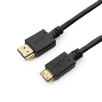 Кабель HDMI-miniHDMI Cablexpert CC-HDMI4C-10, 19M/19M, v2.0, медь, позол.разъемы, экран, 3.0м, черный, пакет, фото3