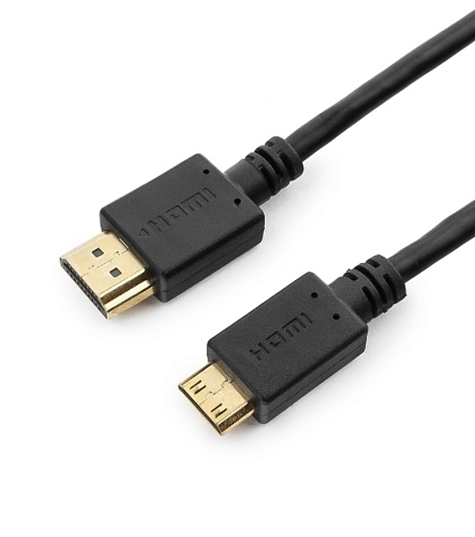 Кабель HDMI-miniHDMI Cablexpert CC-HDMI4C-10, 19M/19M, v2.0, медь, позол.разъемы, экран, 3.0м, черный, пакет