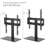 Стойка для телевизора Kromax X-STAND-2 черный 23'-55' макс.30кг крепление к столешнице, фото8