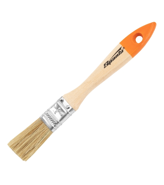Кисть плоская Sparta Slimline 3/4' (20 мм), натуральная щетина, деревянная рукоятка
