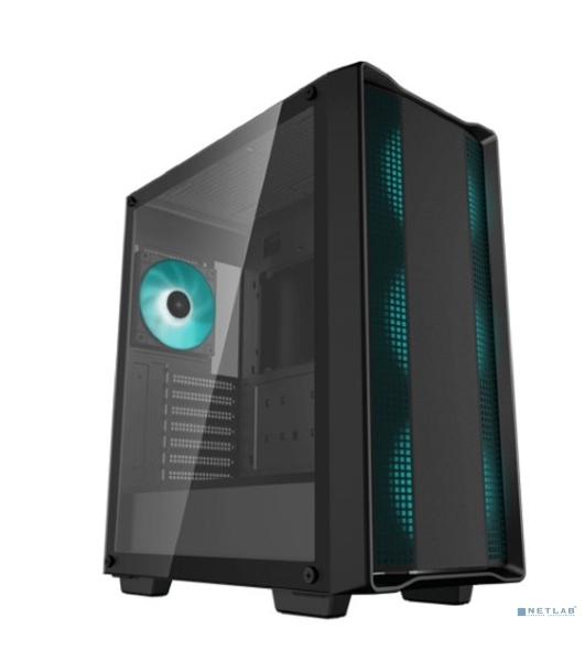 Компьютерный корпус Deepcool CC560 V2 черный без БП ATX 4x120мм 1xUSB 2.0 1xUSB 3.0 audio bott PSU
