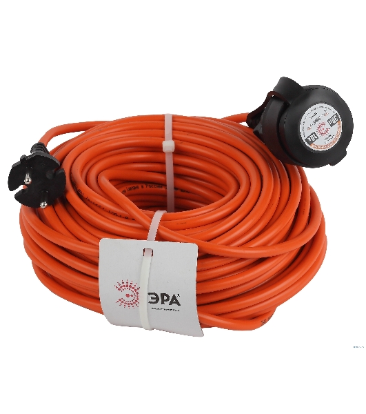Удлинитель силовой UPx-1-2x1-30m-IP44 в бухте б/з 30м 1гнездо ПВС 2х1 Эра Б0046807