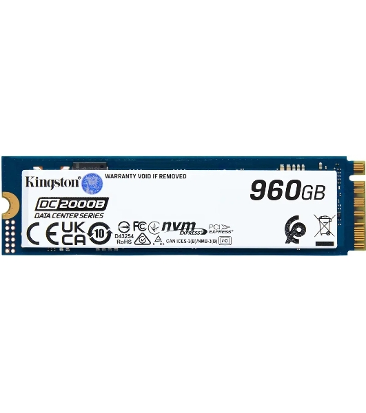 Накопитель SSD Kingston PCIe 4.0 x4 960Gb SEDC2000BM8/960G DC2000B M.2 2280 0.4 DWPD