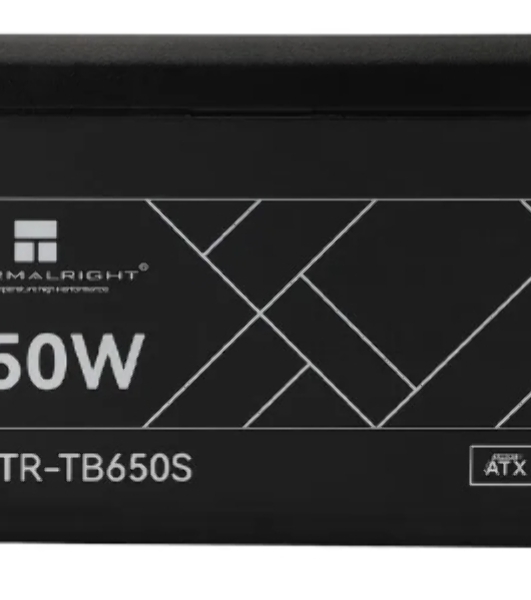 Блок питания Thermalright TR-TB650S 650W 80 PLUS Bronze, (ATX, 3, Non-modular, 1x24(20+4)pin 550мм, 1xCPU*2 8(4+4)pin 600+150мм, 1xPCIe*2 8(6+2)pin 500+150мм, 1xSATA*3+MOLEX4pin*1 400+150+150+150мм, 1xSATA*2+MOLEX4pin*2 400+150+150+150мм, Active, 120x120мм, 150x140x86мм, APFC, )