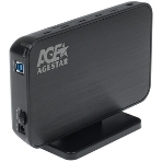 Внешний корпус для HDD AgeStar 3UB3A8-6G SATA II пластик/алюминий черный 3.5', фото8