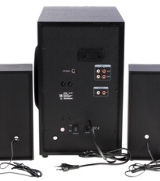 Акустическая система Dialog Progressive AP-230 BLACK акустические колонки 2.1, 35W+2*15W RMS, Bluetooth, USB+SD reader