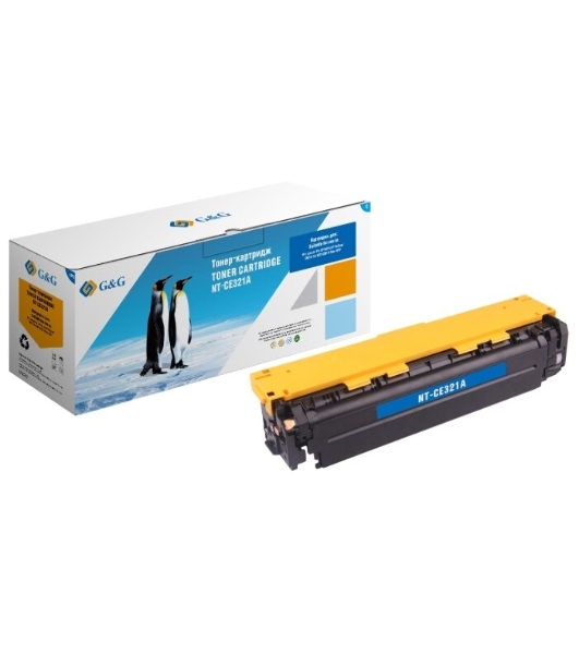 Картридж лазерный G&G NT-CE321A голубой (1300стр.) для HP LJ Pro CP1525n/CP1525nw/CM1415fn MFP/CM1415fnw MFP