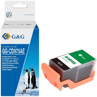 Картридж струйный G&G GG-CD975AE черный (56.6 мл) для HP Officejet 6000/6500/6500A/7000/7500A