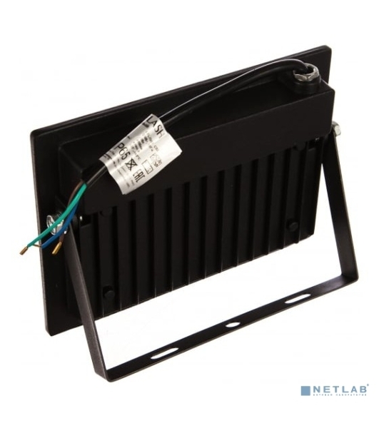 Прожектор уличный Ultraflash LFL-7001 C02 светодиодный 70Вт корп.мет./стек.черный (13328)