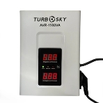 Стабилизатор напряжения Turbosky AVR-1500VA 1.5кВА однофазный черный, фото 1