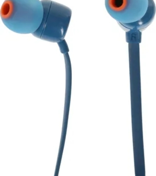 Проводные наушники JBL Tune 110 синий, внутриканальные, Jack 3.5 мм