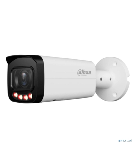 Уличная цилиндрическая IP-видеокамера DAHUA DH-IPC-HFW2449TP-ZAS-IL Smart Dual Light с ИИ 4Мп, 1/2.9” CMOS, моторизованный объектив 2.7~13.5мм, видеоаналитика, ИК до 60м, LED до 60м, IP67, IK10