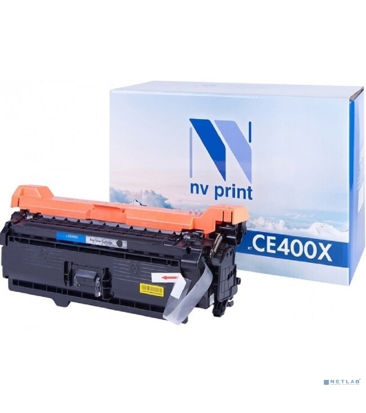 Картридж лазерный NVPrint совместимый HP CE400X черный для CLJ Color M551 (11000k)