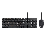 Комплект клавиатура+мышь Gembird KBS-9050L проводной, USB, 1000 DPI, чёрный, фото10