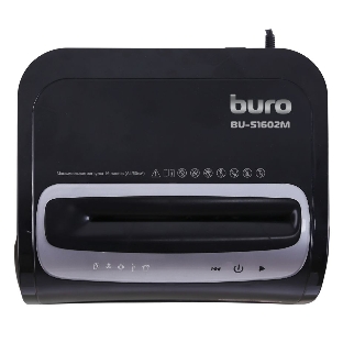 Шредер Buro Office BU-S1602M (секр.P-5)/фрагменты/16лист./30лтр./пл.карты/CD