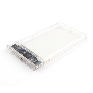 Внешний корпус USB 3.0 2.5' SATAIII HDD/SSD AgeStar 3UB2P4 (TRANSPARENCY) пластик, прозрачный