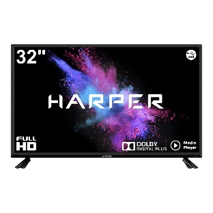 Телевизор Harper 32' 32R490T черный LED HD 60Hz