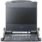 Квм переключатель ATEN Single Rail 8-Port DVI FHD LCD KVM Switch, фото4