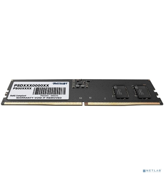 Оперативная память Patriot Signature, DDR5, 16GB (1x16 GB), 5600 MHz, CL46, DIMM