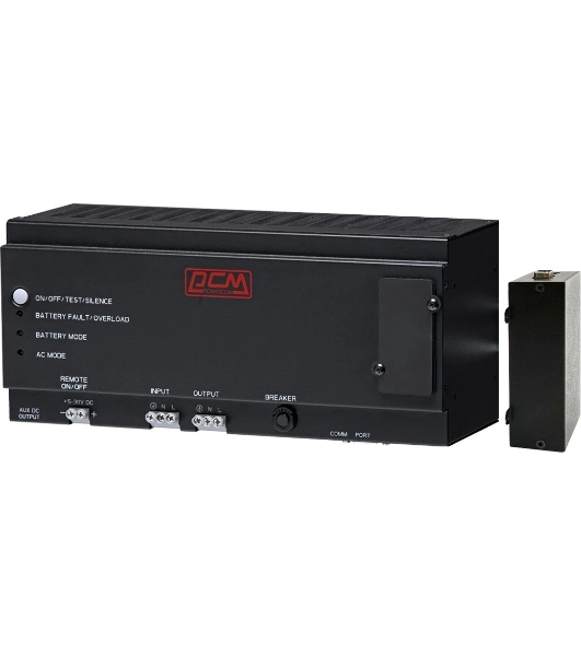 Источник бесперебойного питания Powercom DRU 850VA/510W, DIN Rail, 230V, RS-232, 2 year warranty (1114019)