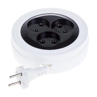 Удлинитель-рулетка PROconnect STANDARD 5 м, 3 гнезда, 2х0.75 мм², б/з, белый