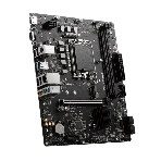 Материнская плата MSI PRO H610M-E, LGA 1700, Intel H610, 2xDDR5, 4xSATA, 1xM.2, 1xPCIe 4.0 x16, 1xPCIe 4.0 x1, 1xHDMI, 1xVGA, 1xRJ45 1Gb, 2xUSB-A 3.2 Gen 1, 4xUSB-A 2.0, 3x3.5мм, 7.1, mATX, фото3