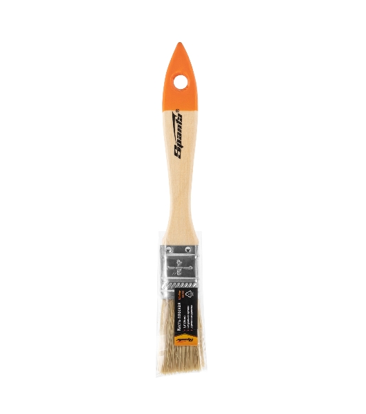Кисть плоская Sparta Slimline 3/4' (20 мм), натуральная щетина, деревянная рукоятка