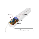 Сетевой фильтр PowerCube, PC PRO, 5 м, 6р, белый, 16А, SPL6-16-P-5M, фото15