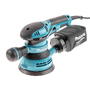 Эксцентриковая шлифовальная машина Makita BO5041 ЭШМ,300Вт,ф125мм,4000-12000об\м,ампл-2.8мм,1.4кг,кор,п\сборник,доп.рукоятка